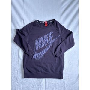 Nike Pullover Long Sleeve Purple Crewneck Oversized Sweatshirt Women's Small